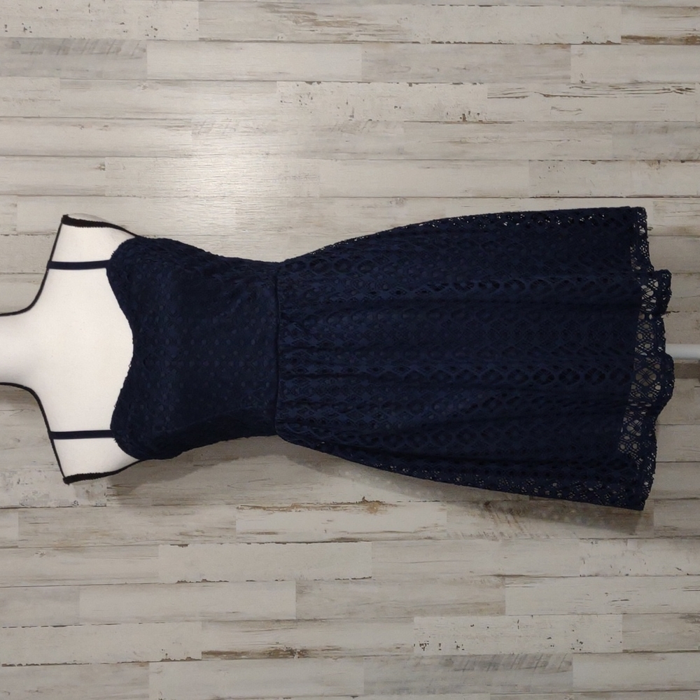 maurices Navy Blue Spaghetti Strap Dress